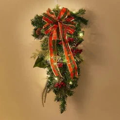 Livingandhome Artificial Green Pine Leaves Berry Christmas Garland With LED Light String Bowknot Decor 6 Livingandhome Artificial Green Pine Leaves Berry Christmas Garland With LED Light String Bowknot Decor -Deals Christmas Decor Store livingandhome artificial green pine leaves berry christmas garland with led light string bowknot decor0735940255110 03c MP