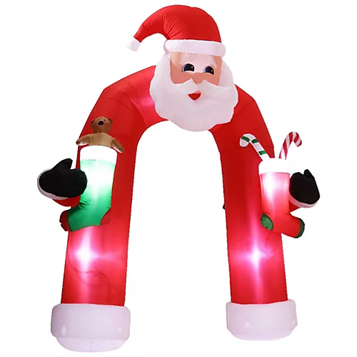 Livingandhome Inflatable Archway Christmas Yard Decoration With LED 285cm 3 Livingandhome Inflatable Archway Christmas Yard Decoration With LED 285cm - Image 3