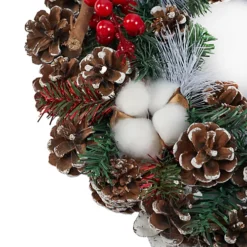 Livingandhome Light Up Christmas Wreath Pine Cone Cotton Autumn Artificial Wreath Xmas Decoration 37 Cm 7 Livingandhome Light Up Christmas Wreath Pine Cone Cotton Autumn Artificial Wreath Xmas Decoration 37 Cm -Deals Christmas Decor Store livingandhome light up christmas wreath pine cone cotton autumn artificial wreath xmas decoration 37 cm0735940256476 04c MP