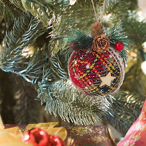 Livingandhome Set Of 9 Christmas Ball Ornaments Hanging Decorations 3 Livingandhome Set Of 9 Christmas Ball Ornaments Hanging Decorations - Image 3