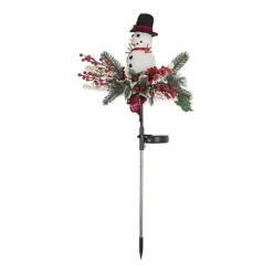 Livingandhome Solar Powered Snowman Christmas Garden Stake Light Pathway Decoration -Deals Christmas Decor Store livingandhome solar powered snowman christmas garden stake light pathway decoration0735940246590 03c MP