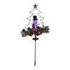 Livingandhome Solar Powered Snowman Garden Stake Light Christmas Decoration