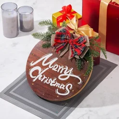 Livingandhome Wooden Hanging Merry Christmas Sign Door Xmas Decor With Light -Deals Christmas Decor Store livingandhome wooden hanging merry christmas sign door xmas decor with light0735940257206 04c MP