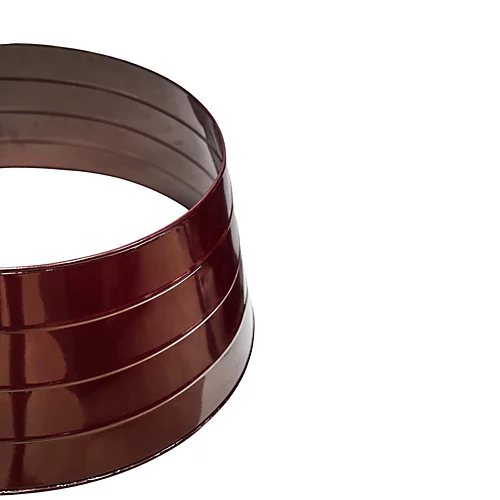 Metal Christmas Tree Skirt Bordeaux H26cm W67cm 3 Metal Christmas Tree Skirt Bordeaux H26cm W67cm - Image 3