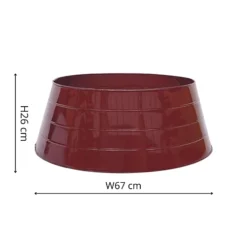 Metal Christmas Tree Skirt Bordeaux H26cm W67cm 7 Metal Christmas Tree Skirt Bordeaux H26cm W67cm -Deals Christmas Decor Store metal christmas tree skirt bordeaux h26cm w67cm5055352848706 04c MP