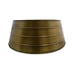 Metal Christmas Tree Skirt Gold H26cm W67cm -Deals Christmas Decor Store metal christmas tree skirt gold h26cm w67cm5055352833917 04c MP