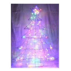 Multi Coloured Soft Acrylic LED Christmas Tree Light Up Garden Decoration 1M 6 Multi Coloured Soft Acrylic LED Christmas Tree Light Up Garden Decoration 1M -Deals Christmas Decor Store multi coloured soft acrylic led christmas tree light up garden decoration 1m5053844316443 03c MP