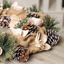 Natural Jute Country Summer Autumn Winter Door Decoration Christmas Wreath 40cm -Deals Christmas Decor Store natural jute country summer autumn winter door decoration christmas wreath 40cm5060633941762 04c MP