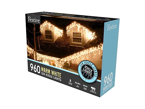 Outdoor Christmas Lights - Warm White - 360 LED Lights 1 Outdoor Christmas Lights - Warm White - 360 LED Lights