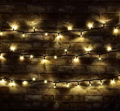 Outdoor Festive Heavy Duty 90 LED Christmas String Lights- Warm White
