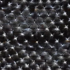 Outdoor Indoor LED Festive Christmas Net Lights With Controller- Cool White