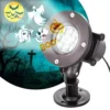 Outdoor LED Light Image Projector - Includes 12 Interchangeable Slides For Christmas, Halloween And Birthdays