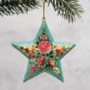 Pack Of 3 Indian 11 3D Hanging Star Christmas Decorations
