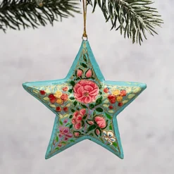 Pack Of 3 Indian 11 3D Hanging Star Christmas Decorations