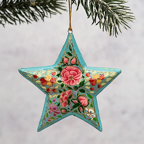 Pack Of 3 Indian 11 3D Hanging Star Christmas Decorations 1 Pack Of 3 Indian 11 3D Hanging Star Christmas Decorations