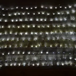 Premier 1.7m X 1.2m 180 LED Multi Action Christmas Net Window Light - Cool White -Deals Christmas Decor Store premier 1 7m x 1 2m 180 led multi action christmas net window light cool white5056589197117 03c MP
