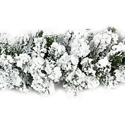 Premier 2.7m Snow Flocked Pine Christmas Garland With Glitter Finish -Deals Christmas Decor Store premier 2 7m snow flocked pine christmas garland with glitter finish5056589186746 03c MP