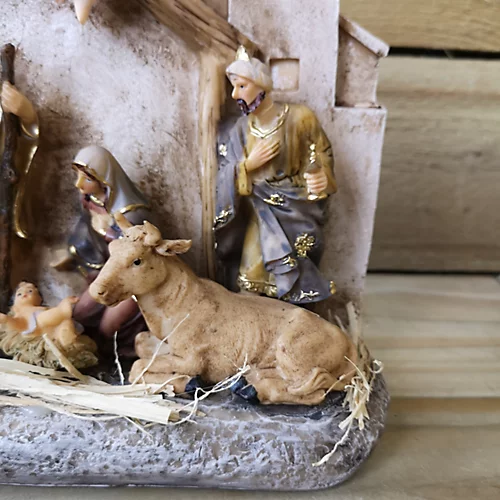 Premier 27x32cm Polyresin Holy City Christmas Nativity Scene 4 Premier 27x32cm Polyresin Holy City Christmas Nativity Scene - Image 4