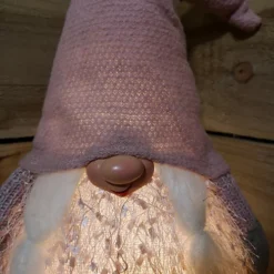 Premier 30cm Christmas Female Gonk With LED Light - Pink Hat -Deals Christmas Decor Store premier 30cm christmas female gonk with led light pink hat5060907222047 04c MP