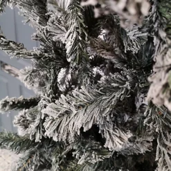 Premier Indoor 8ft Flocked Christmas PVC Tree Arch With Snow Tips -Deals Christmas Decor Store premier indoor 8ft flocked christmas pvc tree arch with snow tips5060907228186 03c MP