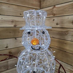 Premier Indoor Outdoor Christmas 90cm Lit Soft Acrylic Snowman With 80 White LED -Deals Christmas Decor Store premier indoor outdoor christmas 90cm lit soft acrylic snowman with 80 white led5056589180256 04c MP