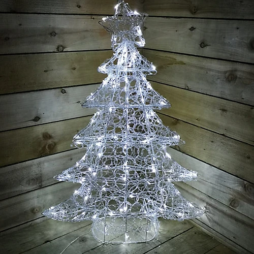 Premier Lit Soft Acrylic Christmas Tree With Twinkling LED Indoor Outdoor 1 Premier Lit Soft Acrylic Christmas Tree With Twinkling LED Indoor Outdoor