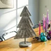 Rattan Christmas Tree White H80Cm