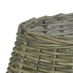 Red Hamper RA013 Rattan Large Christmas Tree Skirt -Deals Christmas Decor Store red hamper ra013 rattan large christmas tree skirt5060549805332 02c MP