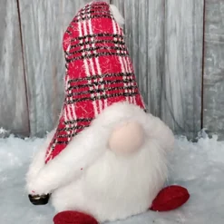 Red Light Up Christmas Gnome Sitting Festive Plush Decoration With Bells 35cm -Deals Christmas Decor Store red light up christmas gnome sitting festive plush decoration with bells 35cm5060950104802 03c MP