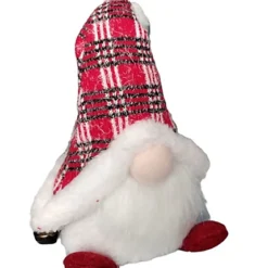 Red Light Up Christmas Gnome Sitting Festive Plush Decoration With Bells 35cm -Deals Christmas Decor Store red light up christmas gnome sitting festive plush decoration with bells 35cm5060950104802 04c MP