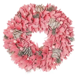 Rose Quartz Crocus Summer Autumn Winter Door Decoration Christmas Wreath 35cm -Deals Christmas Decor Store rose quartz crocus summer autumn winter door decoration christmas wreath 35cm5060633941786 02c MP