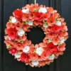 Rosewood Bloom Summer Autumn Winter Door Decoration Christmas Wreath 35cm