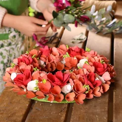 Rosewood Bloom Summer Autumn Winter Door Decoration Christmas Wreath 35cm -Deals Christmas Decor Store rosewood bloom summer autumn winter door decoration christmas wreath 35cm5060633945234 03c MP