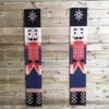 Set Of 2 1.8m Christmas Nutcracker Fabric Banner Decoration