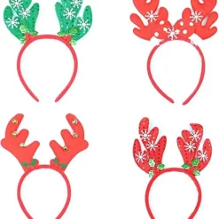 SHATCHI 20 Christmas Headband Reindeer Antlers Xmas Fancy Dress Accessories Office Party Bag Fillers Fun, Assorted, One Size -Deals Christmas Decor Store shatchi 20 christmas headband reindeer antlers xmas fancy dress accessories office party bag fillers fun assorted one size5056141024578 02c MP
