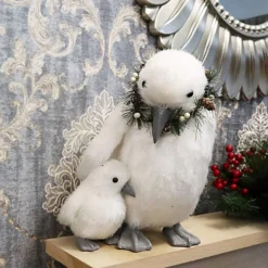 SHATCHI 34cm Christmas Tabletop Decorated With Pines Berries Showpieces Home Xmas Party Window Decoration, White Penguin -Deals Christmas Decor Store shatchi 34cm christmas tabletop decorated with pines berries showpieces home xmas party window decoration white penguin5056141030531 03c MP