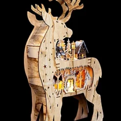 SHATCHI 69cm Christmas Back Facing Dee Wooden Laser Cut Battery Operated Village Scenery And Warm White LEDs Christmas Gift 7 SHATCHI 69cm Christmas Back Facing Dee Wooden Laser Cut Battery Operated Village Scenery And Warm White LEDs Christmas Gift -Deals Christmas Decor Store shatchi 69cm christmas back facing dee wooden laser cut battery operated village scenery and warm white leds christmas gift5056141016351 04c MP