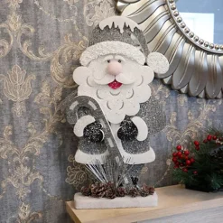 SHATCHI Christmas Decoration 52cm Santa Christmas Tabletop Figures Window Holiday Home Xmas Glitter Foam Showpiece Decorations -Deals Christmas Decor Store shatchi christmas decoration 52cm santa christmas tabletop figures window holiday home xmas glitter foam showpiece decorations5056141033204 03c MP