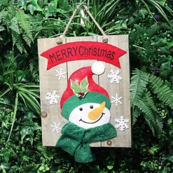 SHATCHI Christmas Home Decoration Battery Operated Novelty Snowman Wooden Frame Wall Decoration With 6 Small Warm White Bulbs -Deals Christmas Decor Store shatchi christmas home decoration battery operated novelty snowman wooden frame wall decoration with 6 small warm white bulbs5056141027876 04c MP