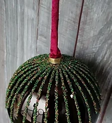 Small Red LED Christmas Globe Rope Light 30 Micro LEDs In 14cm Red Mirrored Ball -Deals Christmas Decor Store small red led christmas globe rope light 30 micro leds in 14cm red mirrored ball8720194692738 04c MP