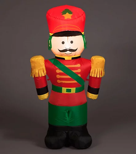 Snowtime Indoor Outdoor Christmas LED 120cm Inflatable Nutcracker LEDs 1 Snowtime Indoor Outdoor Christmas LED 120cm Inflatable Nutcracker LEDs