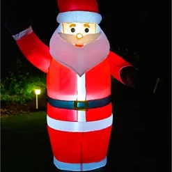 St Helens Home And Garden Inflatable Father Christmas With LED Lights 170cm Height -Deals Christmas Decor Store st helens home and garden inflatable father christmas with led lights 170cm height5021196842354 04c MP