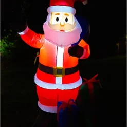 St Helens Home And Garden Inflatable Father Christmas With Presents And LED Lights 150cm Height 7 St Helens Home And Garden Inflatable Father Christmas With Presents And LED Lights 150cm Height -Deals Christmas Decor Store st helens home and garden inflatable father christmas with presents and led lights 150cm height5021196842378 04c MP