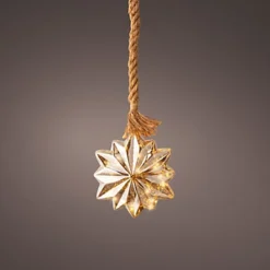 Star Christmas LED Rope Light Warm White LEDs 19cm Decorative Smokey Star Light