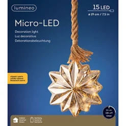 Star Christmas LED Rope Light Warm White LEDs 19cm Decorative Smokey Star Light -Deals Christmas Decor Store star christmas led rope light warm white leds 19cm decorative smokey star light8720194693186 03c MP