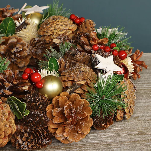 Starry Night Summer Autumn Winter Door Decoration Christmas Wreath 34cm 4 Starry Night Summer Autumn Winter Door Decoration Christmas Wreath 34cm - Image 4