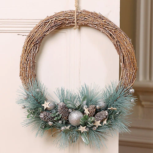 Summer Autumn Winter Door Decoration Christmas Wreath 33cm 1 Summer Autumn Winter Door Decoration Christmas Wreath 33cm