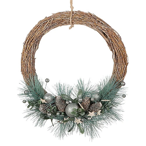 Summer Autumn Winter Door Decoration Christmas Wreath 33cm 2 Summer Autumn Winter Door Decoration Christmas Wreath 33cm - Image 2