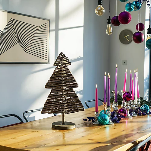 Sustainable Rattan Christmas Tree H80Cm 1 Sustainable Rattan Christmas Tree H80Cm