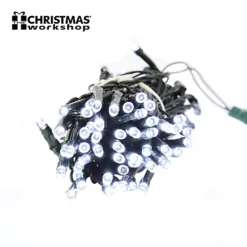 The Christmas Workshop 100 Bright White LED Chaser Christmas Lights